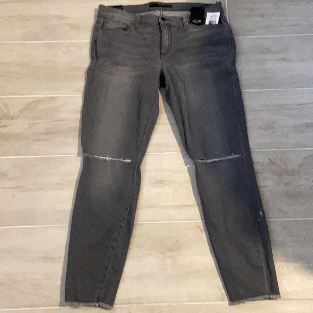 Grey distressed joes jeans jeggings